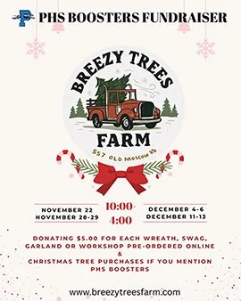 Breezy Trees Farm PHS Booster Fundraiser