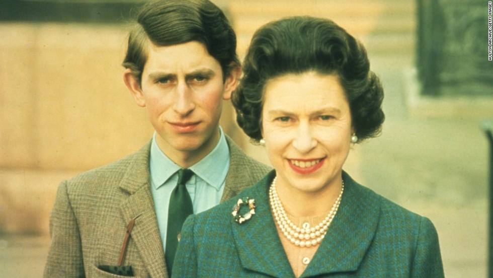   Queen Elizabeth II with her oldest son Prince Charles. &nbsp; Photo courtesy, CNN.   