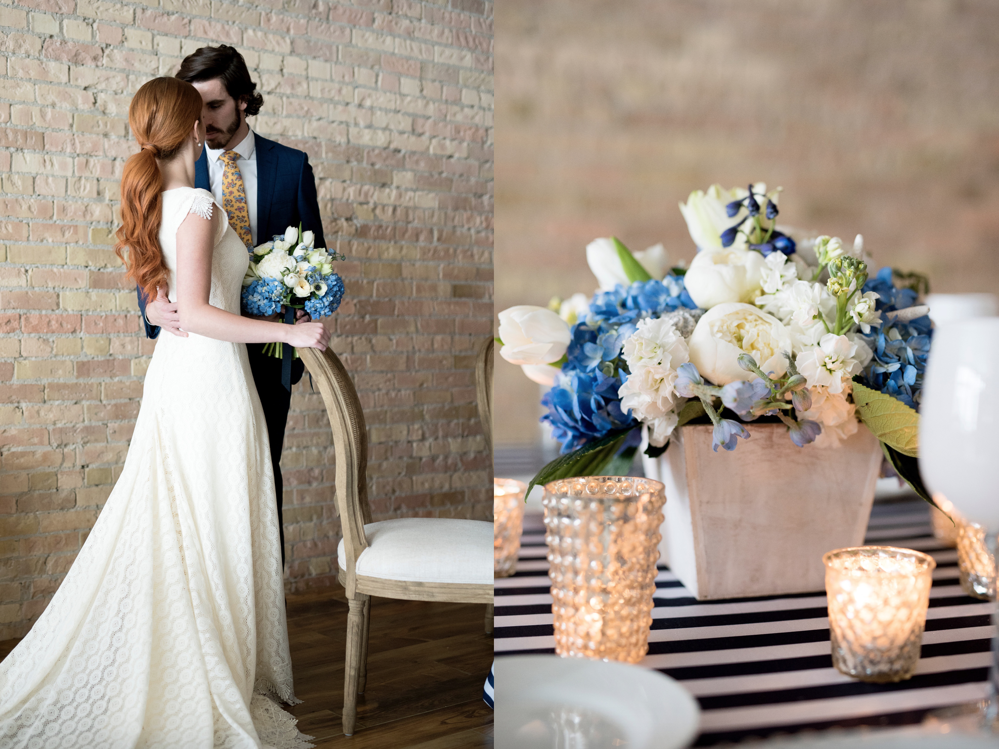 THE BRIDE AND GROOM Wedding Gown by: Rebecca Fenton Suit and Tie by: Perfectly Suited by Garth Makeup by: Cherisa Burbage Hair by: Leanna Mailau-Ahloo Models: Lon with NIYA Models and Kenzie Blackburn Flowers by: Pamela with Native Flower Company