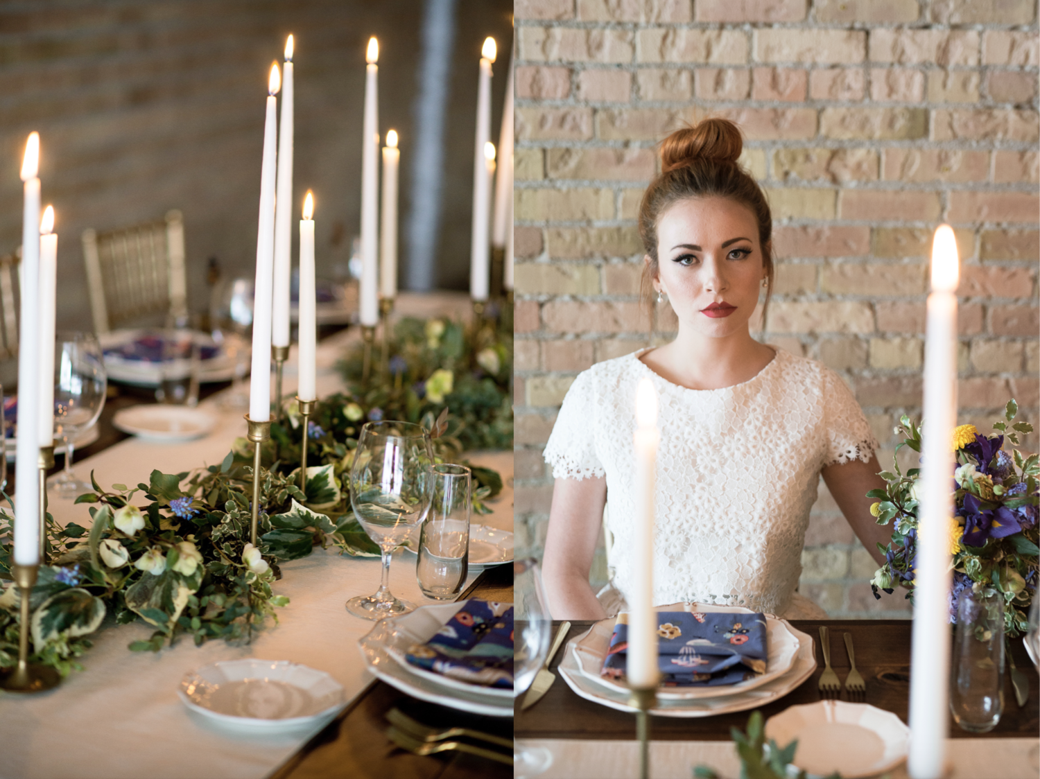 THE BRIDE AND GROOM Wedding Gown by: Illume Gowns Bumblebee Temporary Tattoo by: Anna Bee Jewelry Makeup by: Cherisa Burbage Hair by: Leanna Mailau-Ahloo Model: Kenzie Blackburn Styling and Design by: FUSE Weddings & Events Flowers by: Pamela with Native Flower Company