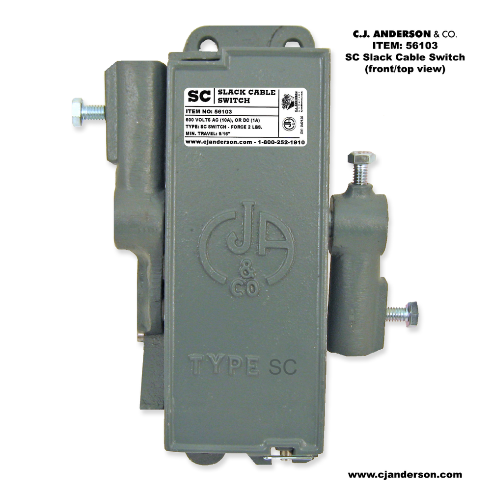 SC Slack Cable Safety Switch for Winding Drum Elevators - 56103 or