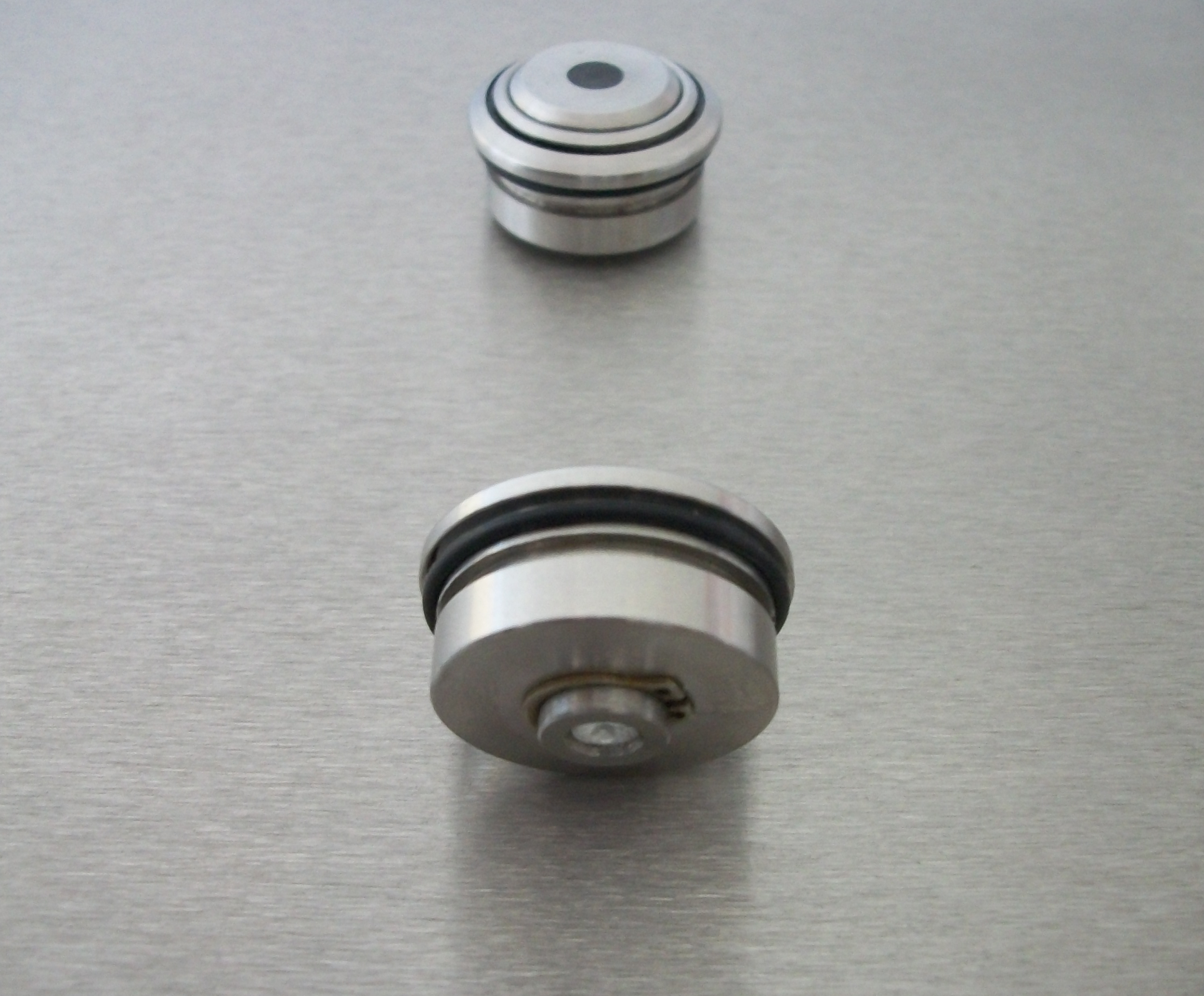 CJA's NEMA 4X VX-I Button - Machined From Solid Type 304 Stainless Steel
