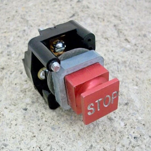 CJA Legacy Square Emergency Stop Switch - 720-103-SC