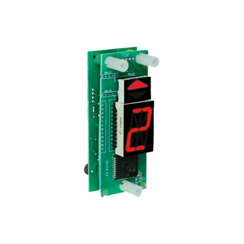 Digital Position Indicator - 1" High, Single Character - Red - 715-502-MV-110-R