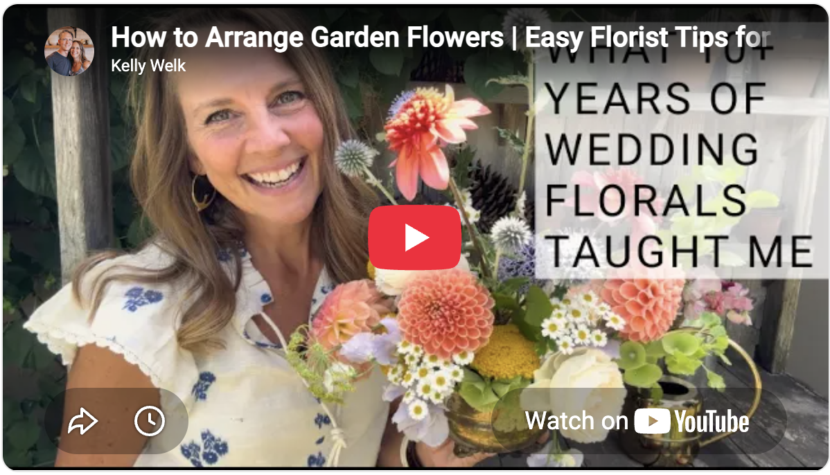 all my wedding flower tips and tricks