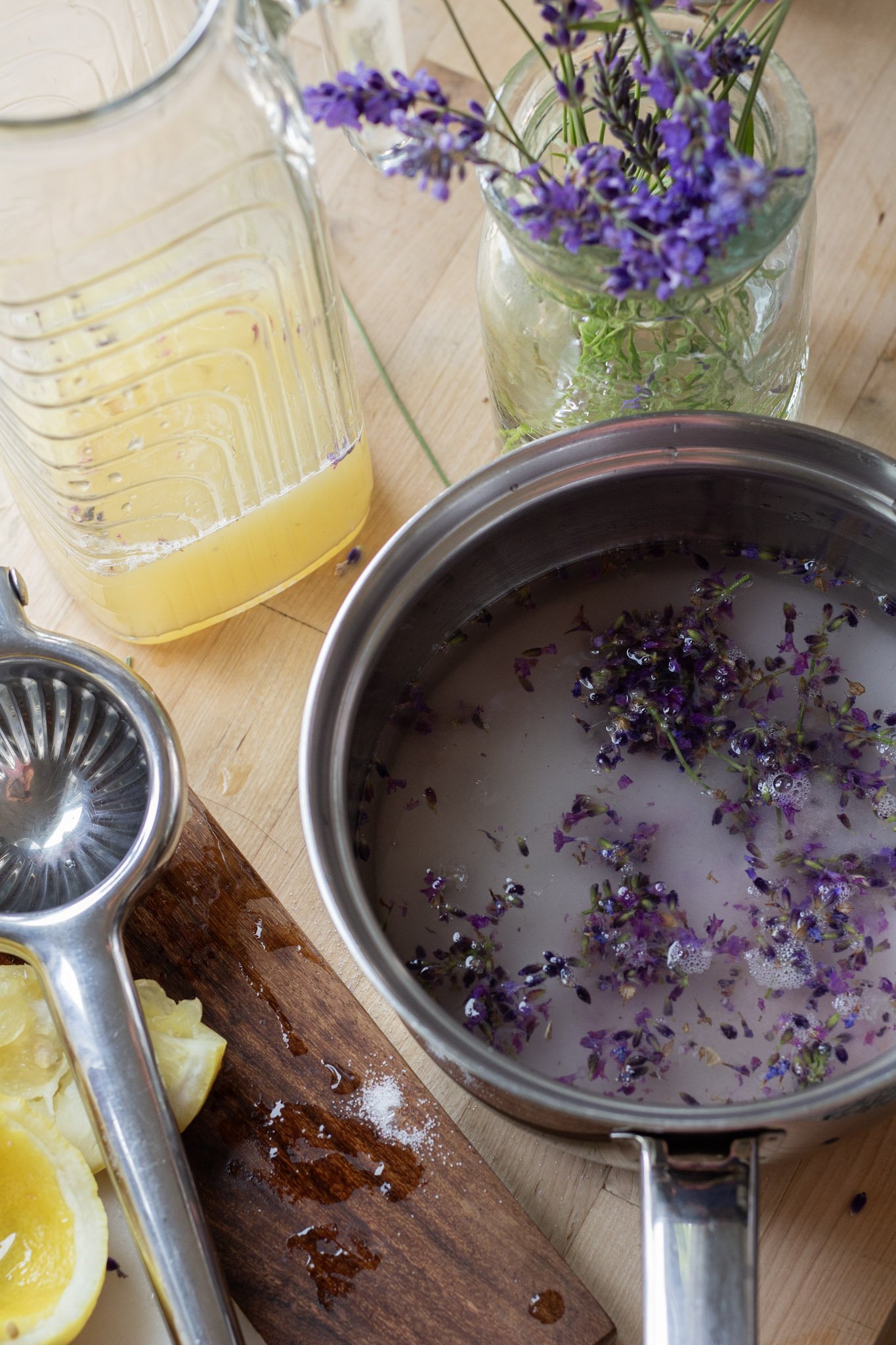 Fresh from the Garden Lavender Simple Syrup Recipe — ciderpress lane