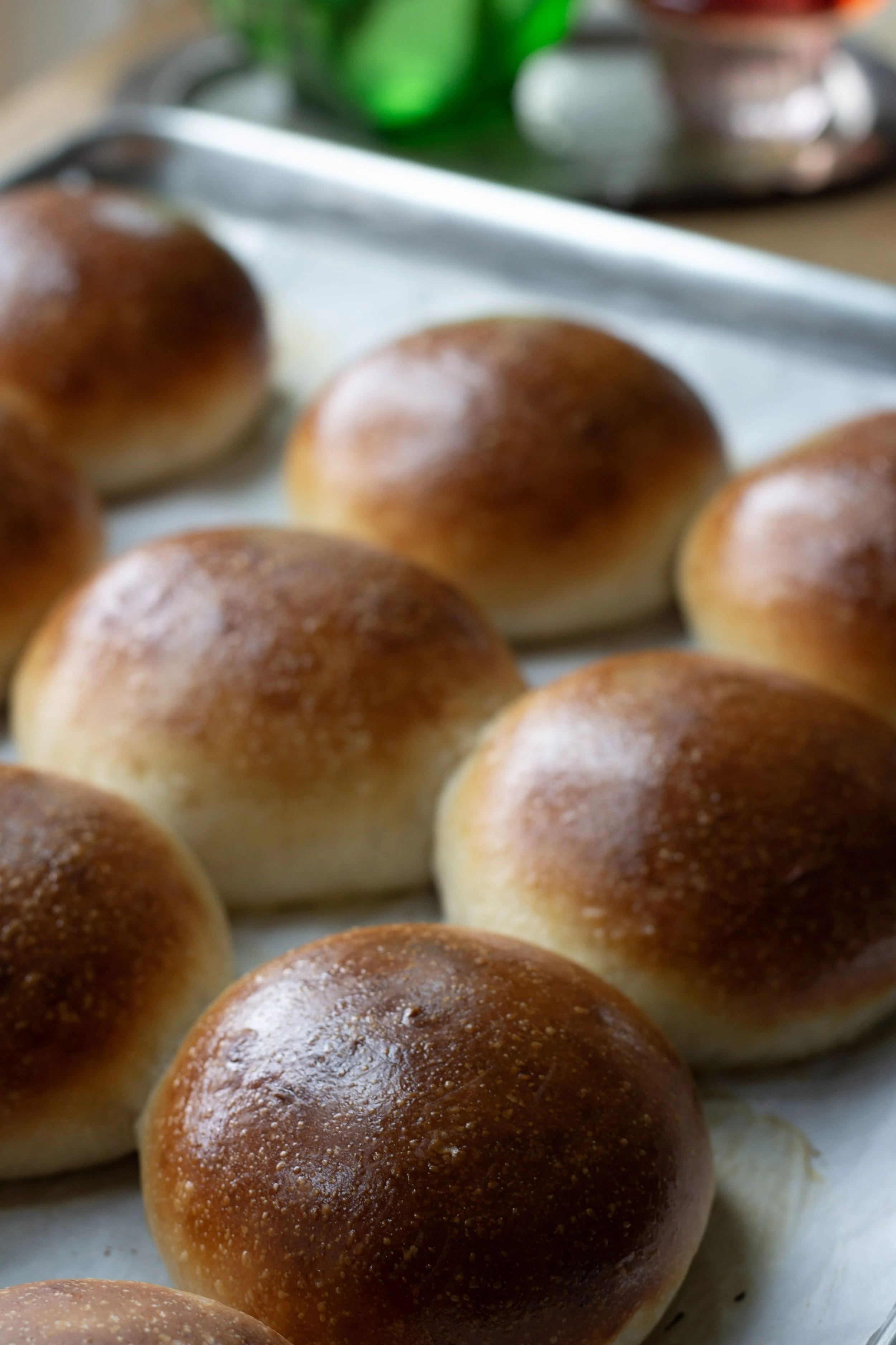 Soft Fluffy Sourdough Hamburger Bun Recipe