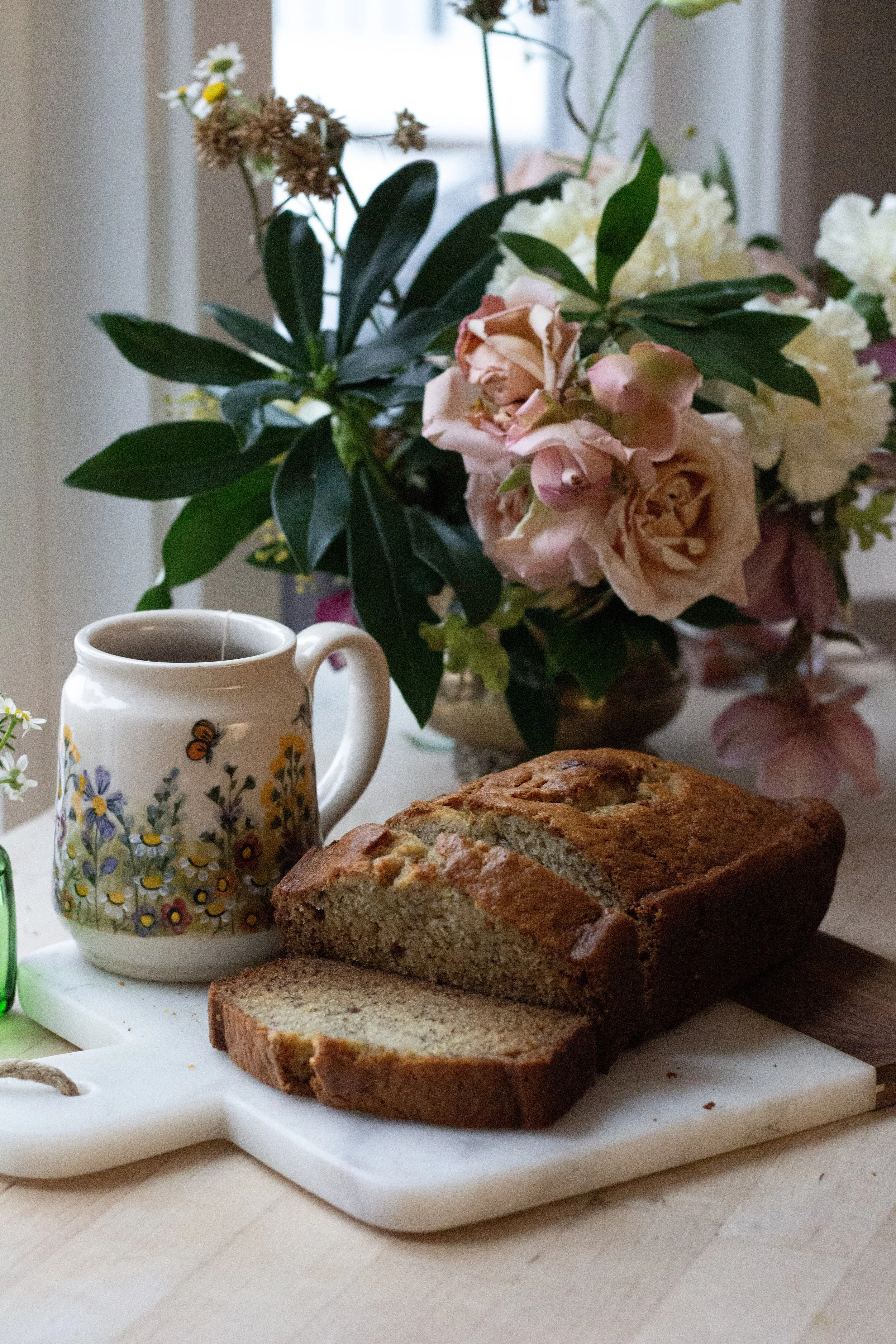 sourdough chocolate chip banana bread