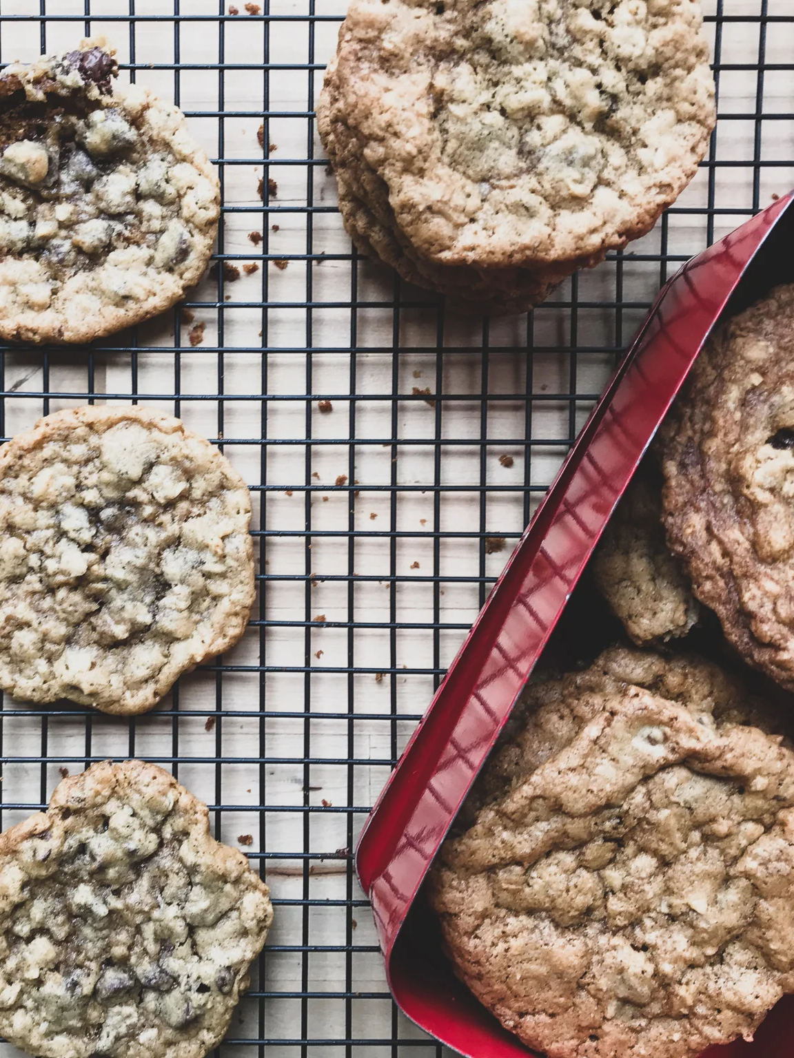 easy recipe for oatmeal cowboy cookies