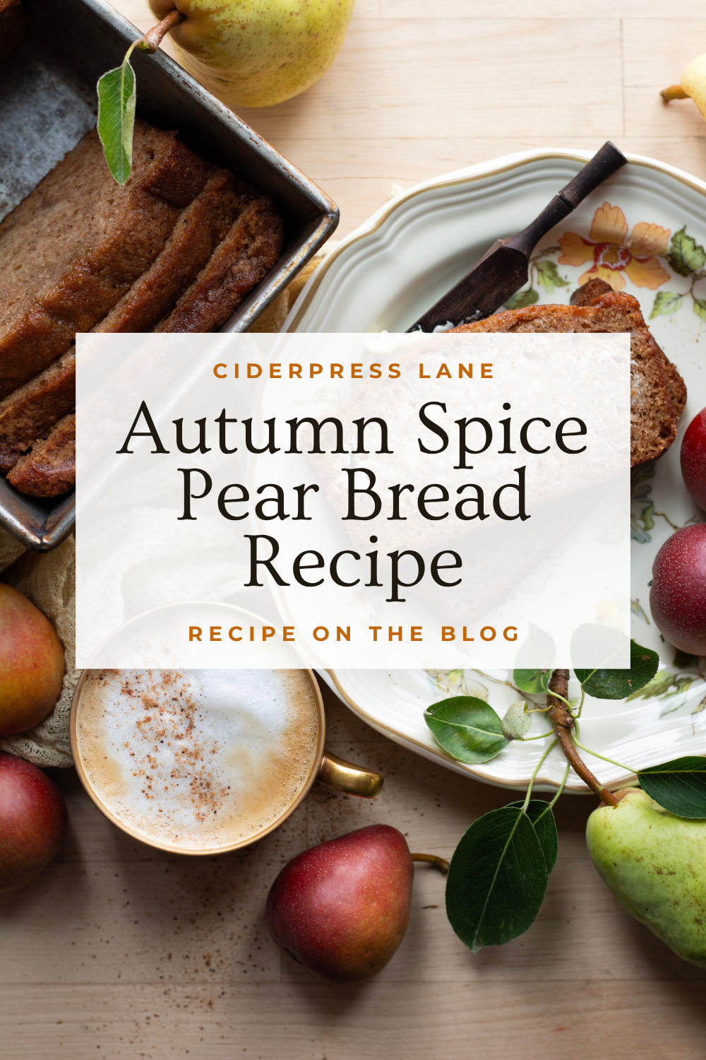 no stress easy bake anytime pear bread