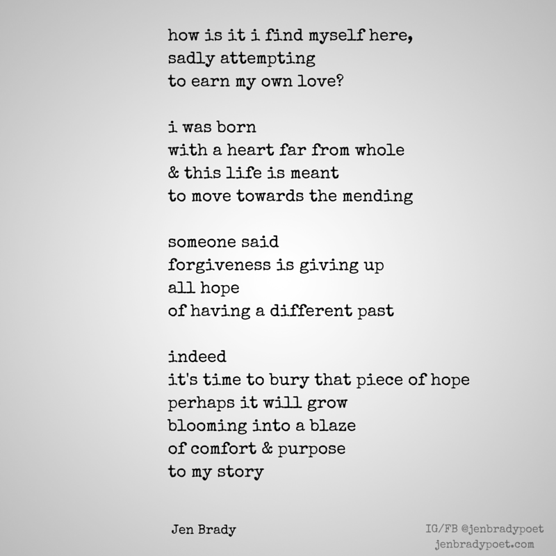 Poetry Blog — Jen Brady