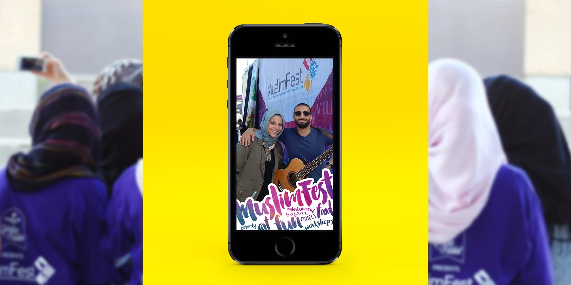 Snapchat geofilter.