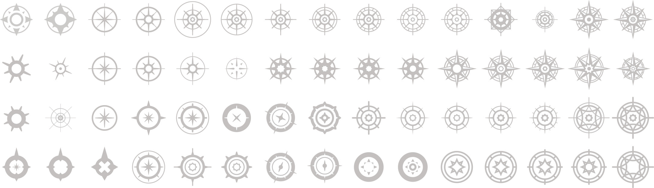 An exploration of compass styles.