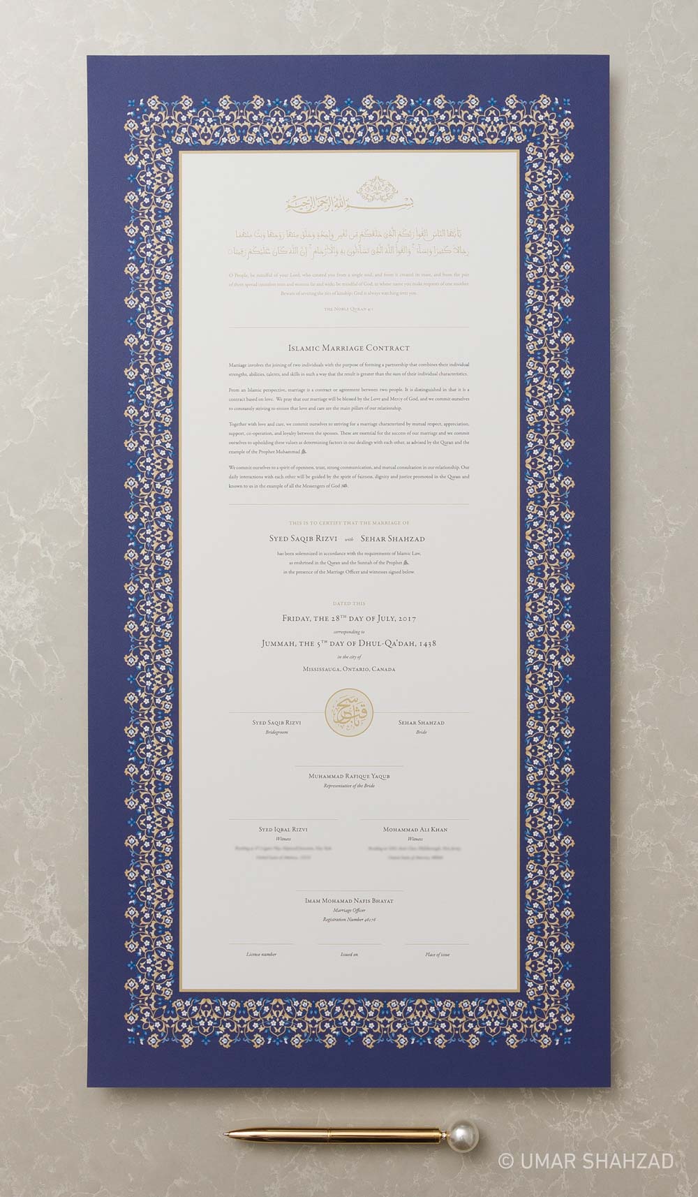 nikkah-nama-marriage-certificate-contract-gold-and-turquoise-luxury