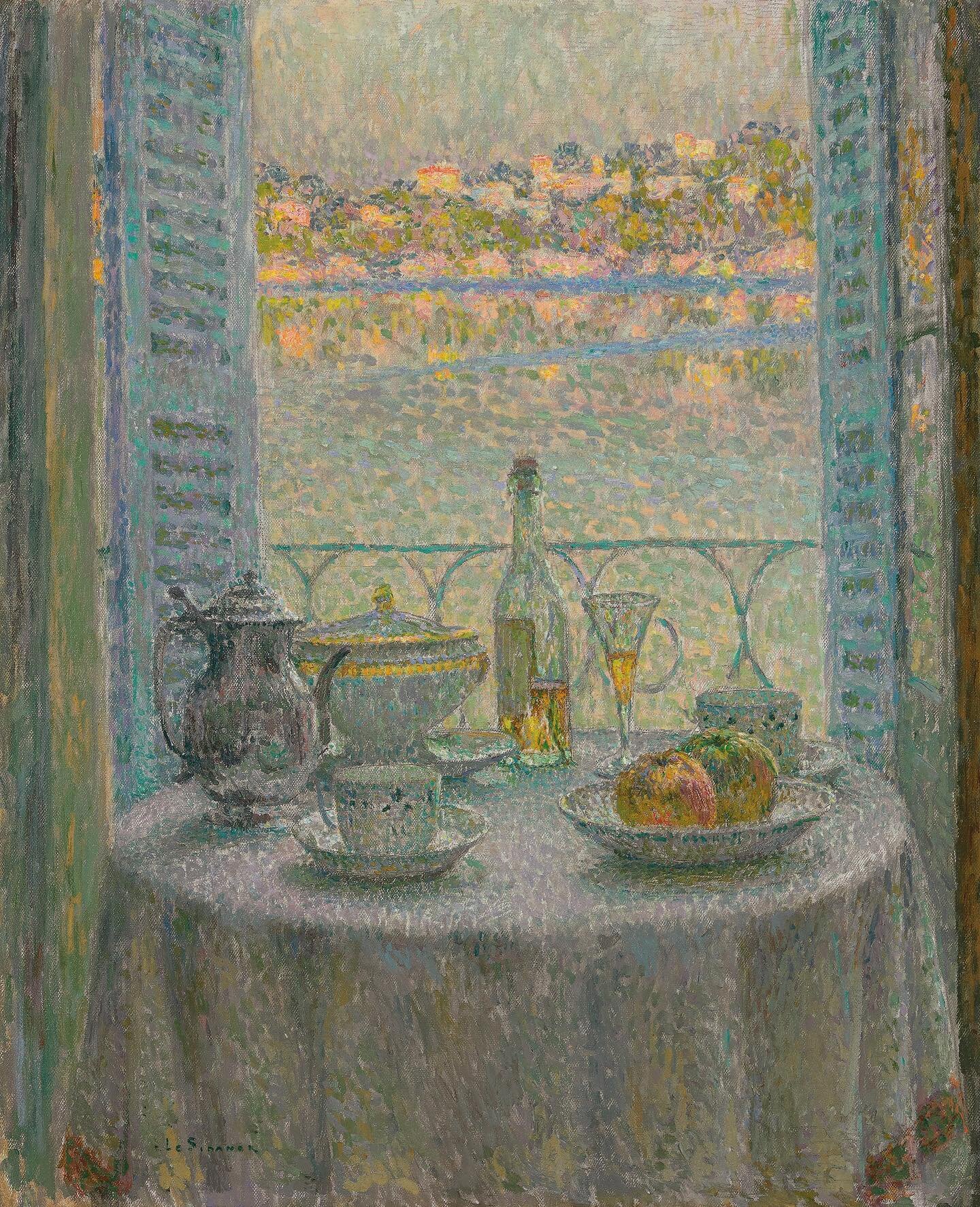 La table ronde, Henri Le Sidaner, 1925
