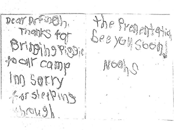 MY FAVORITE THANK YOU NOTE