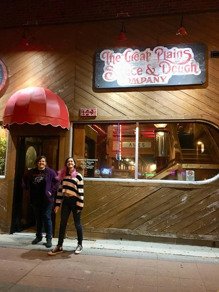 Great Plains Sauce and Dough Company was Russ’ and my favorite pizza place in Ames.