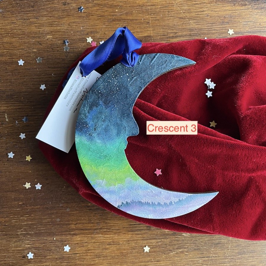 Crescent Moon Ornaments