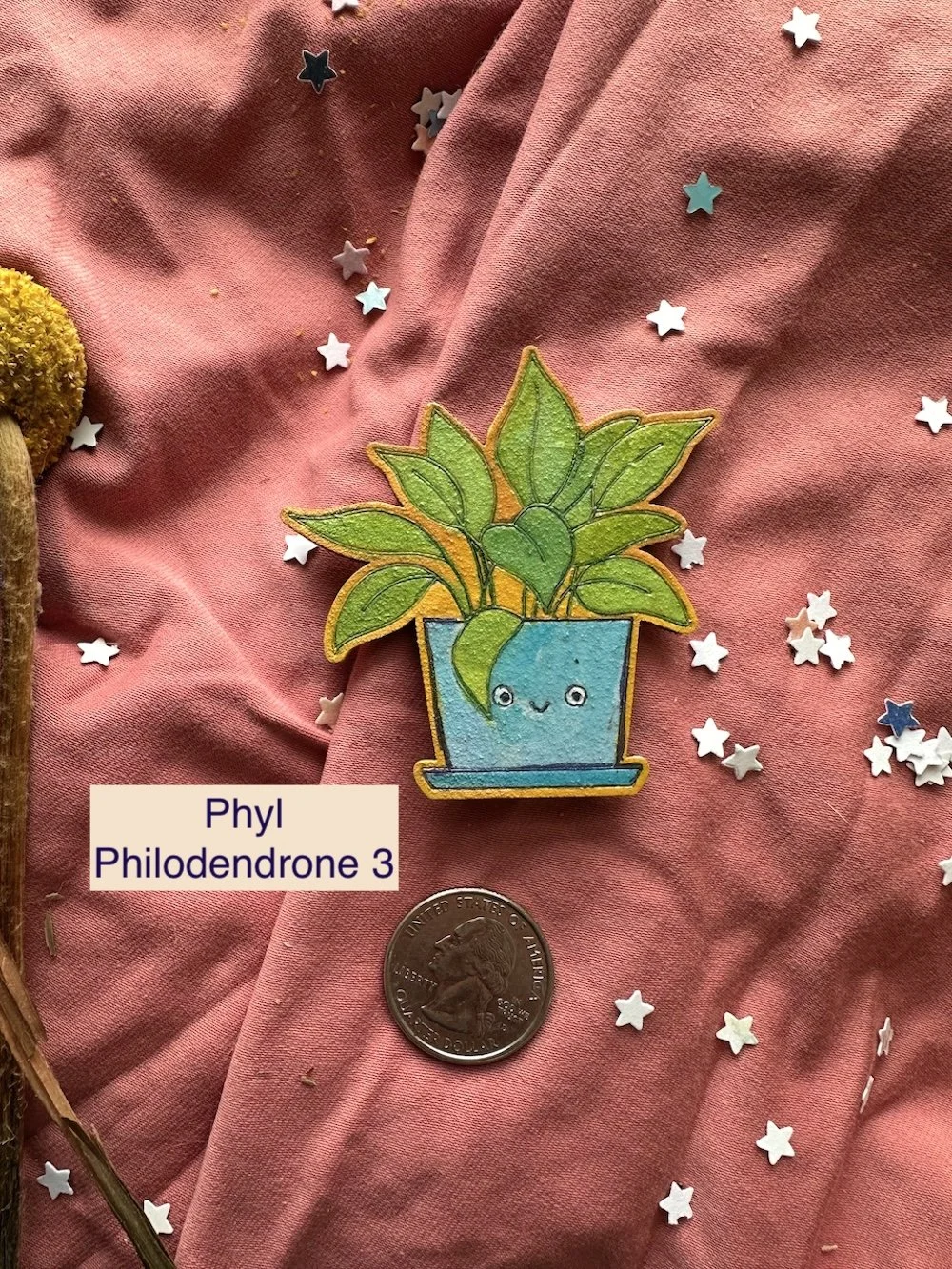 Happy Plant Magnets + Bees