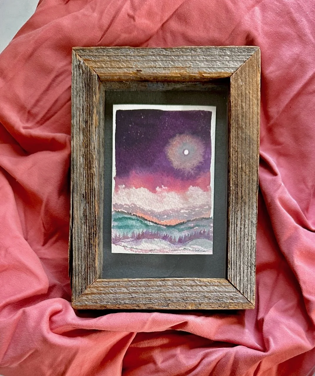 4x6 Framed - Fuchsia Evening