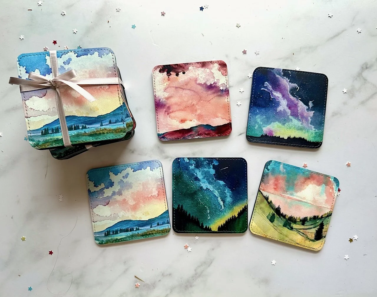 Coasters - Set of 5 Images