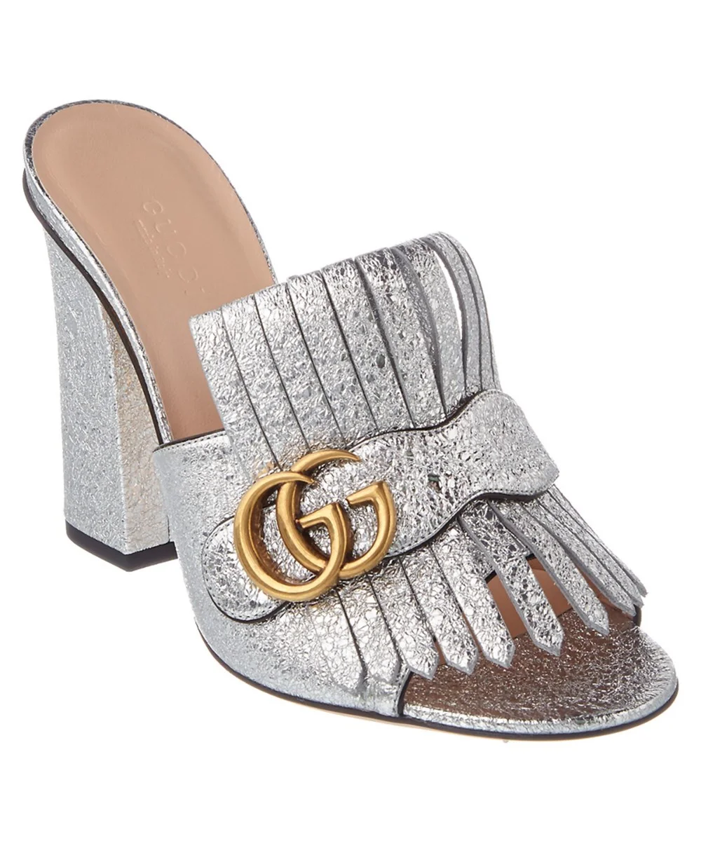 Gucci Metallic Mule