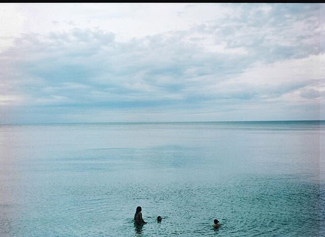 This is the unedited photo that became the cover art for our latest single &lsquo;Lakeside Water,&rsquo; taken by the brilliant @christineng out on Long Island, NY.
.
I love how the figures at the bottom of the frame are dwarfed by the vast, endless 