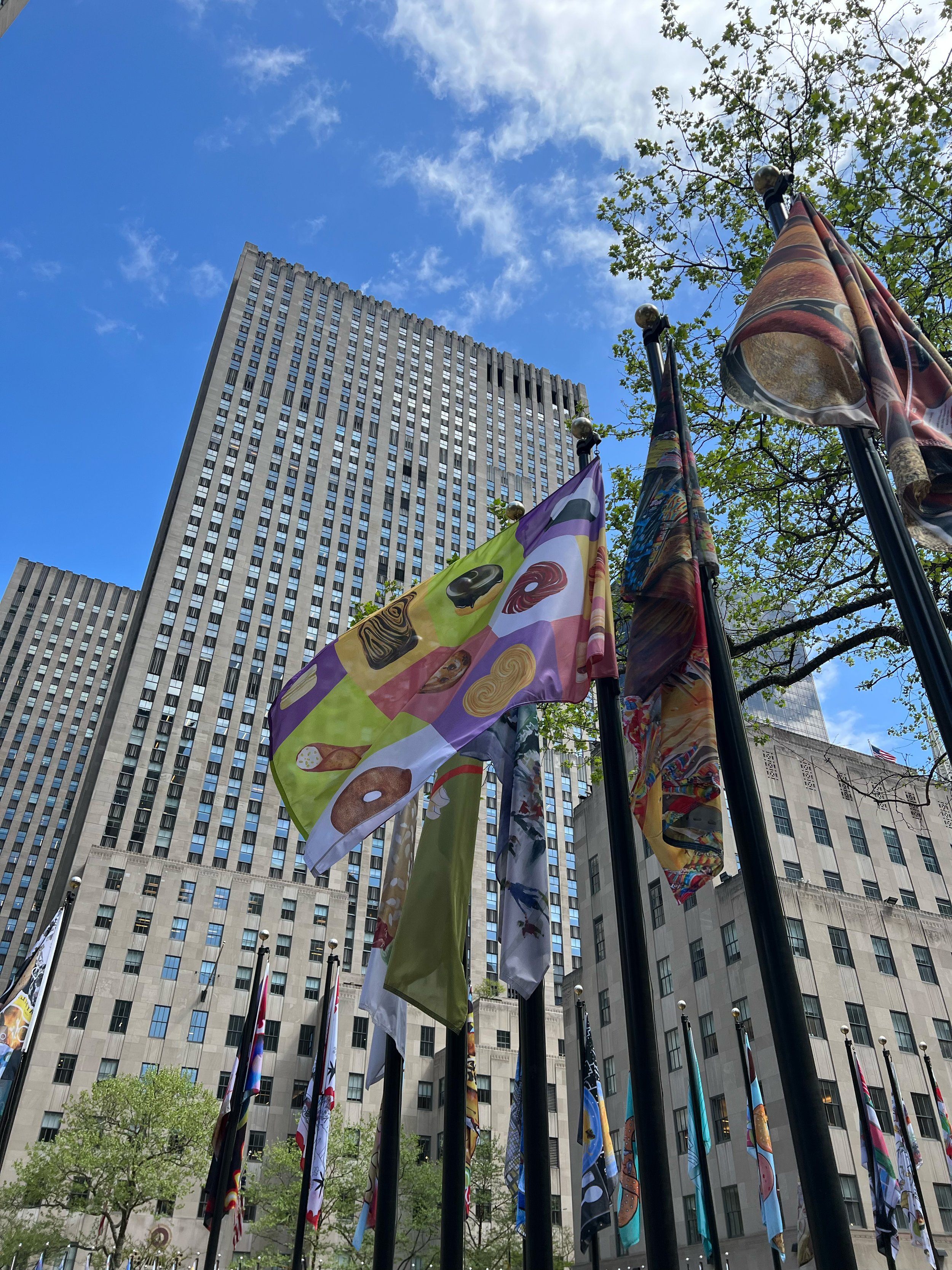 Flag featured in City Harvest x Rockefeller Center's 2023 Flag Project