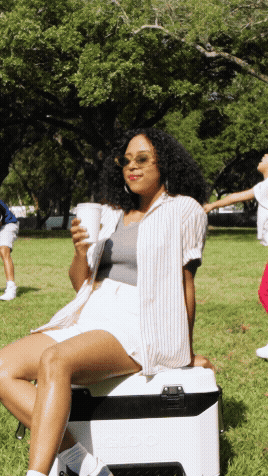 chaos behind mom.gif
