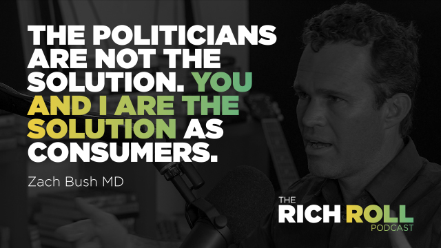 Zach Bush, MD discusses the history of our soil and how it relates to our microbiome, the important relationship between pharmacology and the GMO industry, and how you and I can control our own destiny. Prepare to be blown away and inspired by listening to this fascinating Rich Roll episode here .