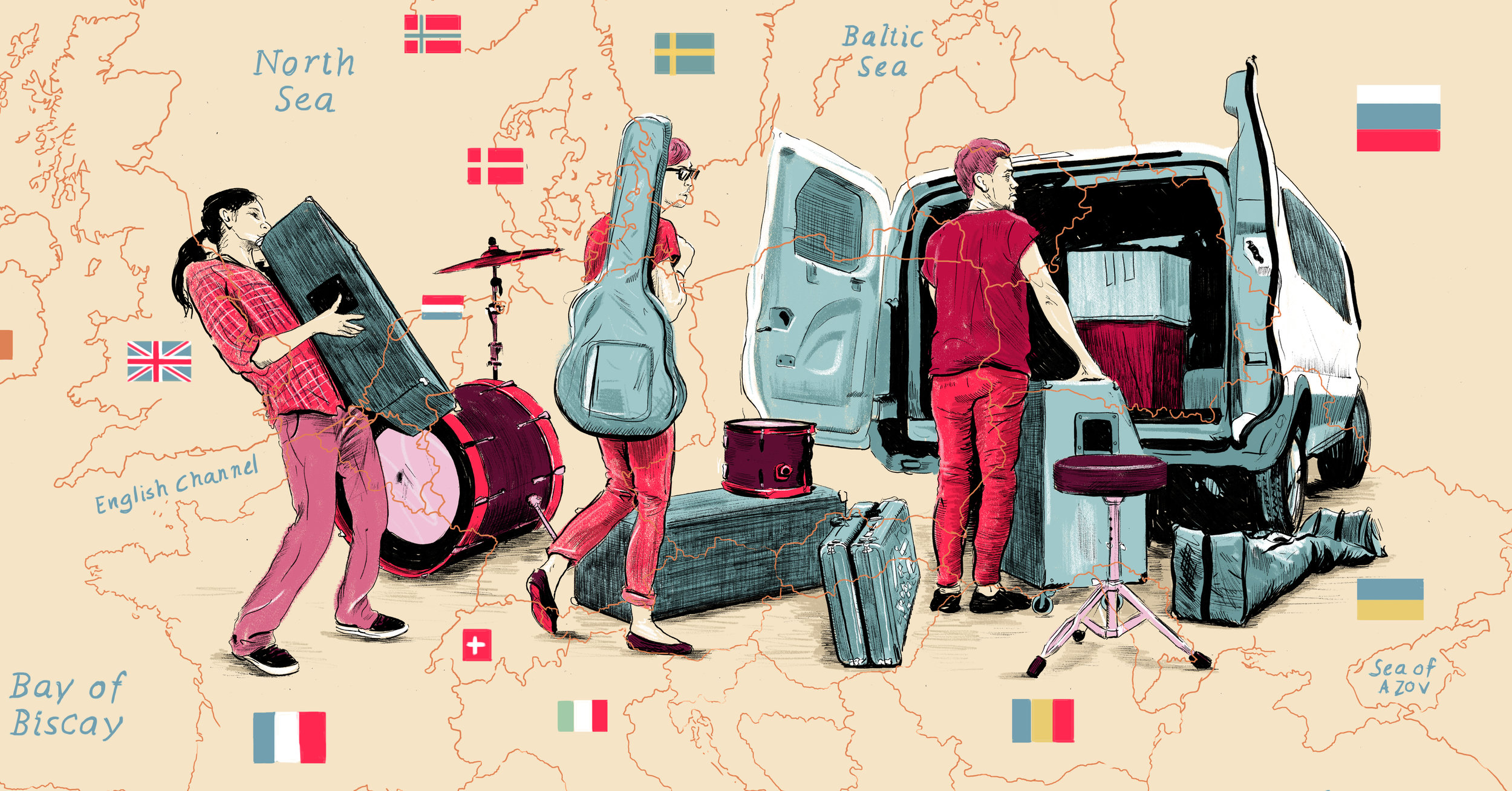 How to Book a European Tour as a Broke American with No Money or Industry Contacts by Sophie Atkinson 