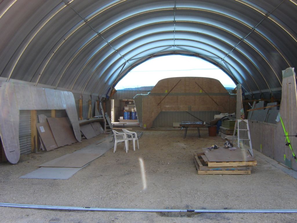 Finishing major parts. There are additional solid glass reinforcements and additional laminating schedules to be added to many of the major frames and panels prior to general assembly of the boat. Summer 2009/2010.