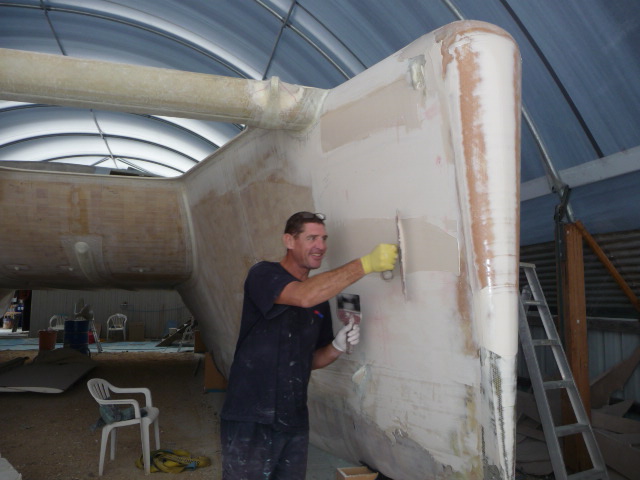 Russel Briggs from Mirror Image during his first visit. May 2013.