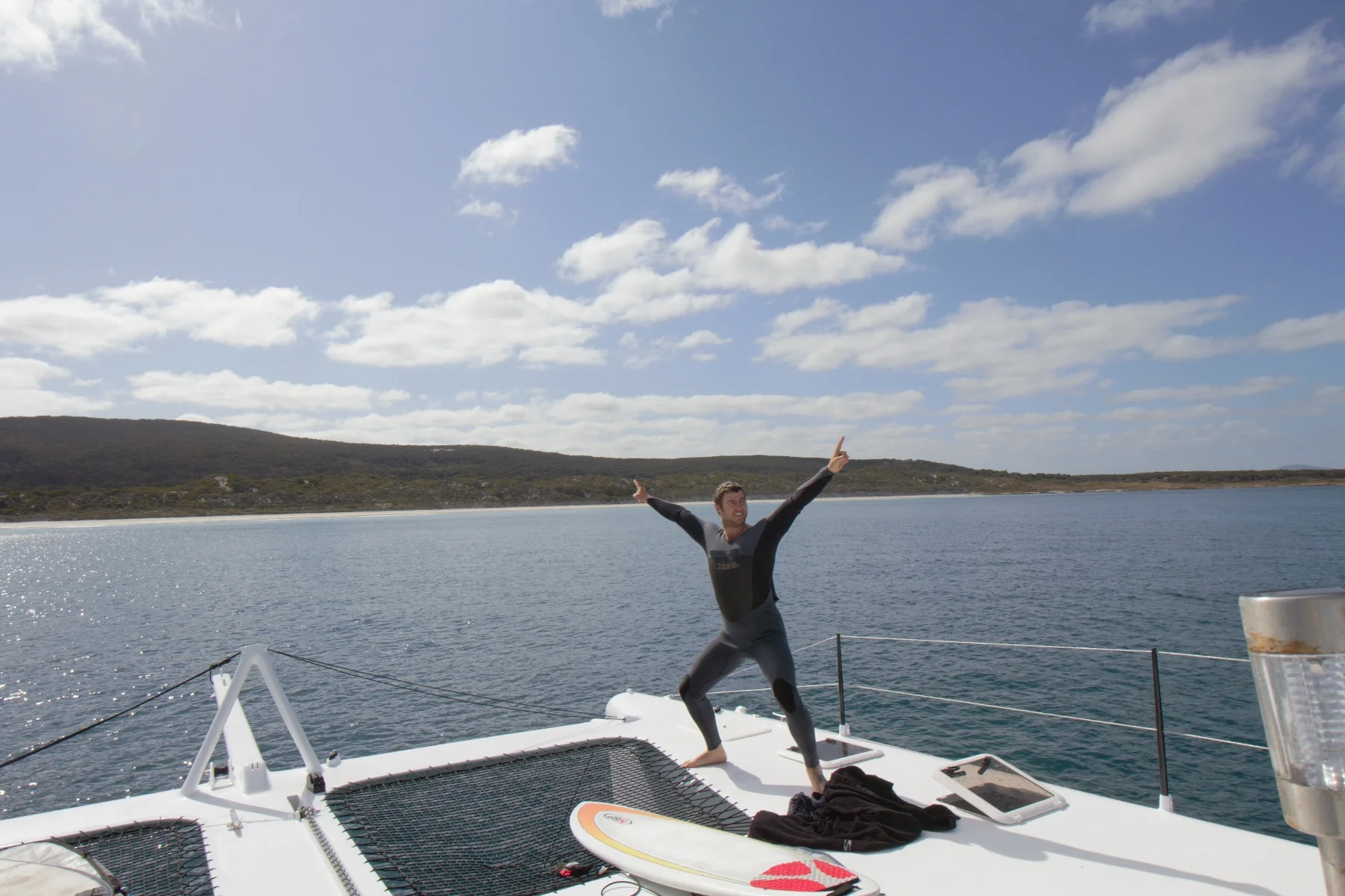 Rozza ( Roland ) ready to shred it on my sisters board 