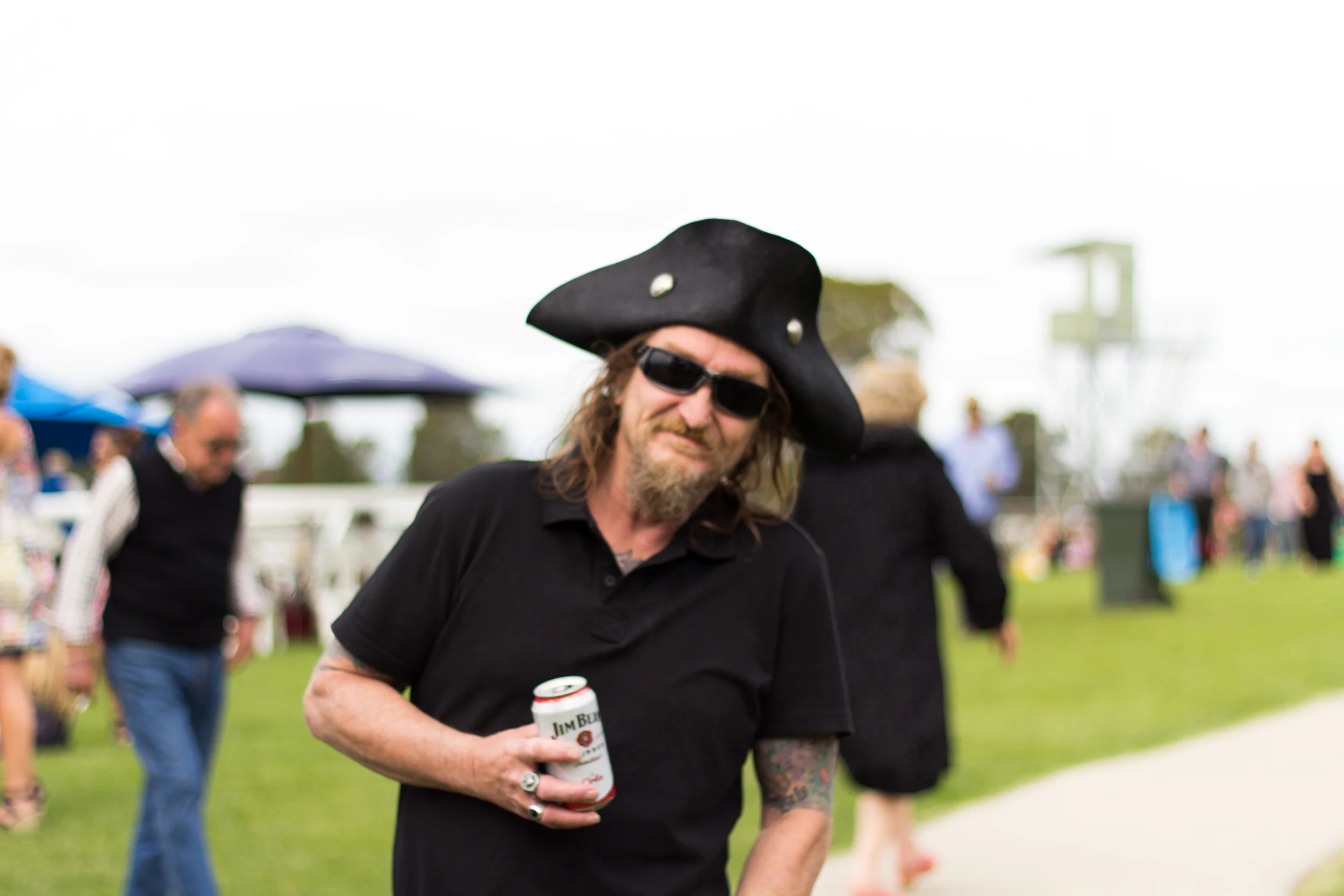 Old mate looked better in my hat than me!