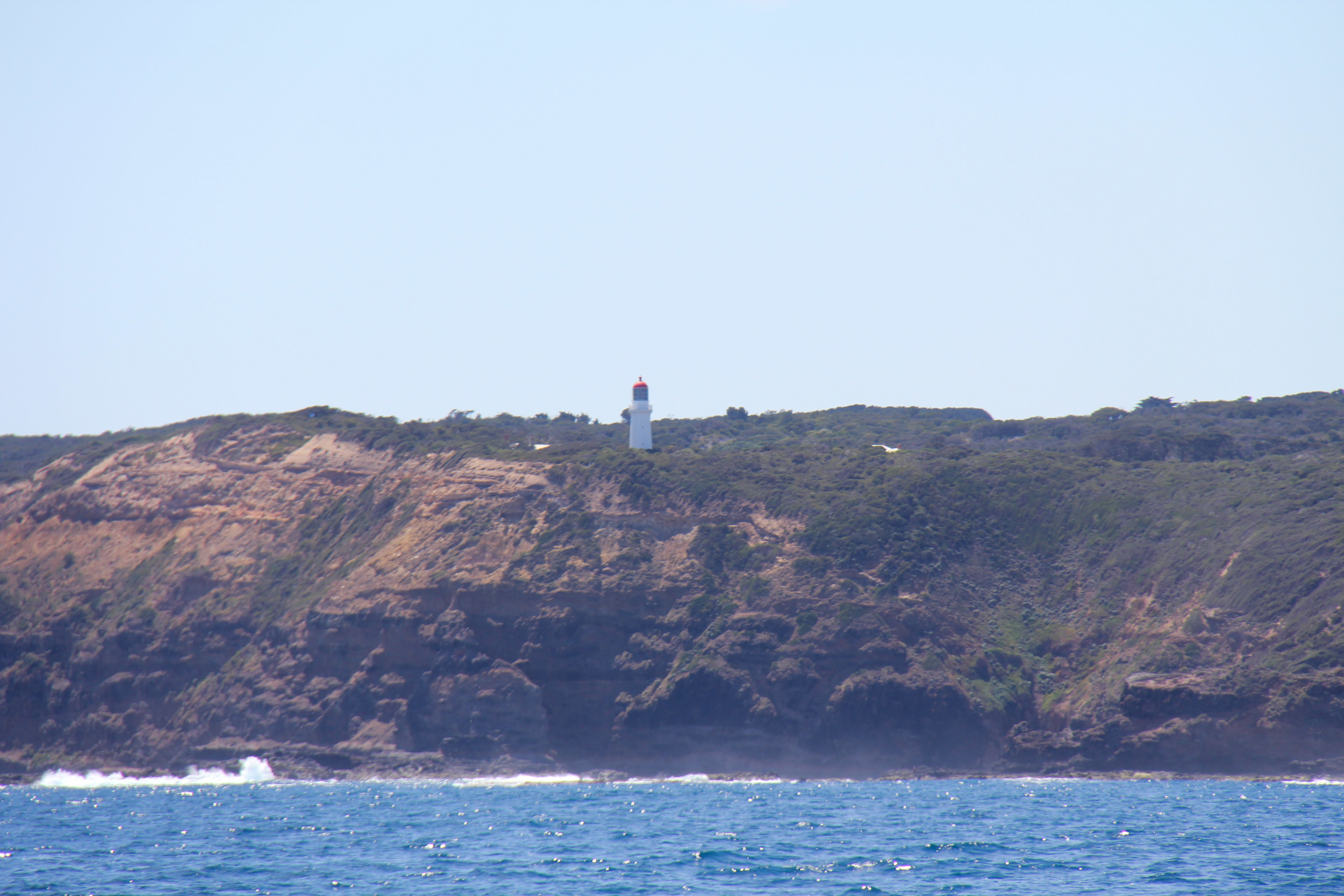 Out through the heads and on our way to Lakes Entrance.