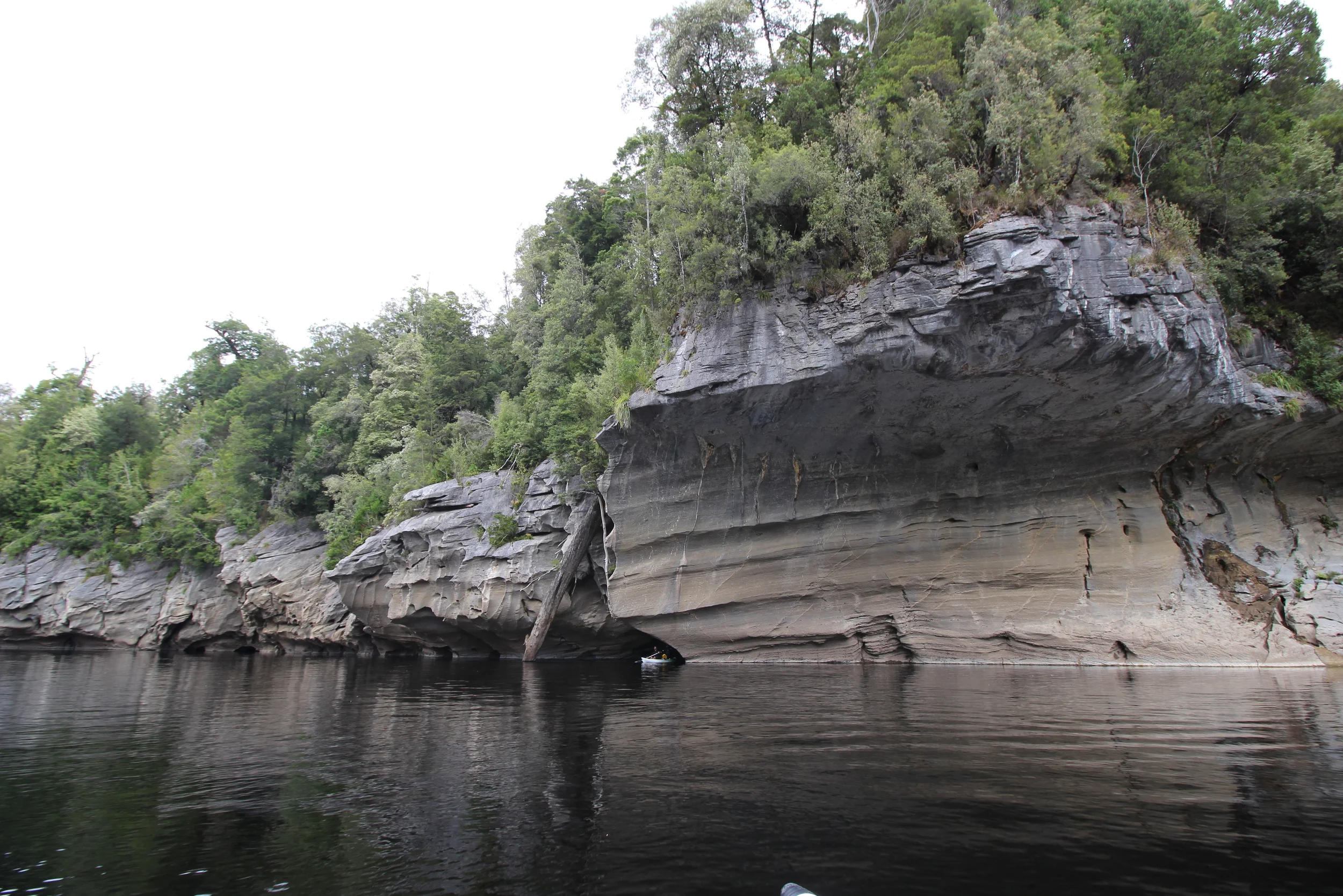 Much of the Wild Rivers landscape has been shaped by ancient glaciers. This picture does not do this monstrous rock that is shaped like a big wave its justice. 