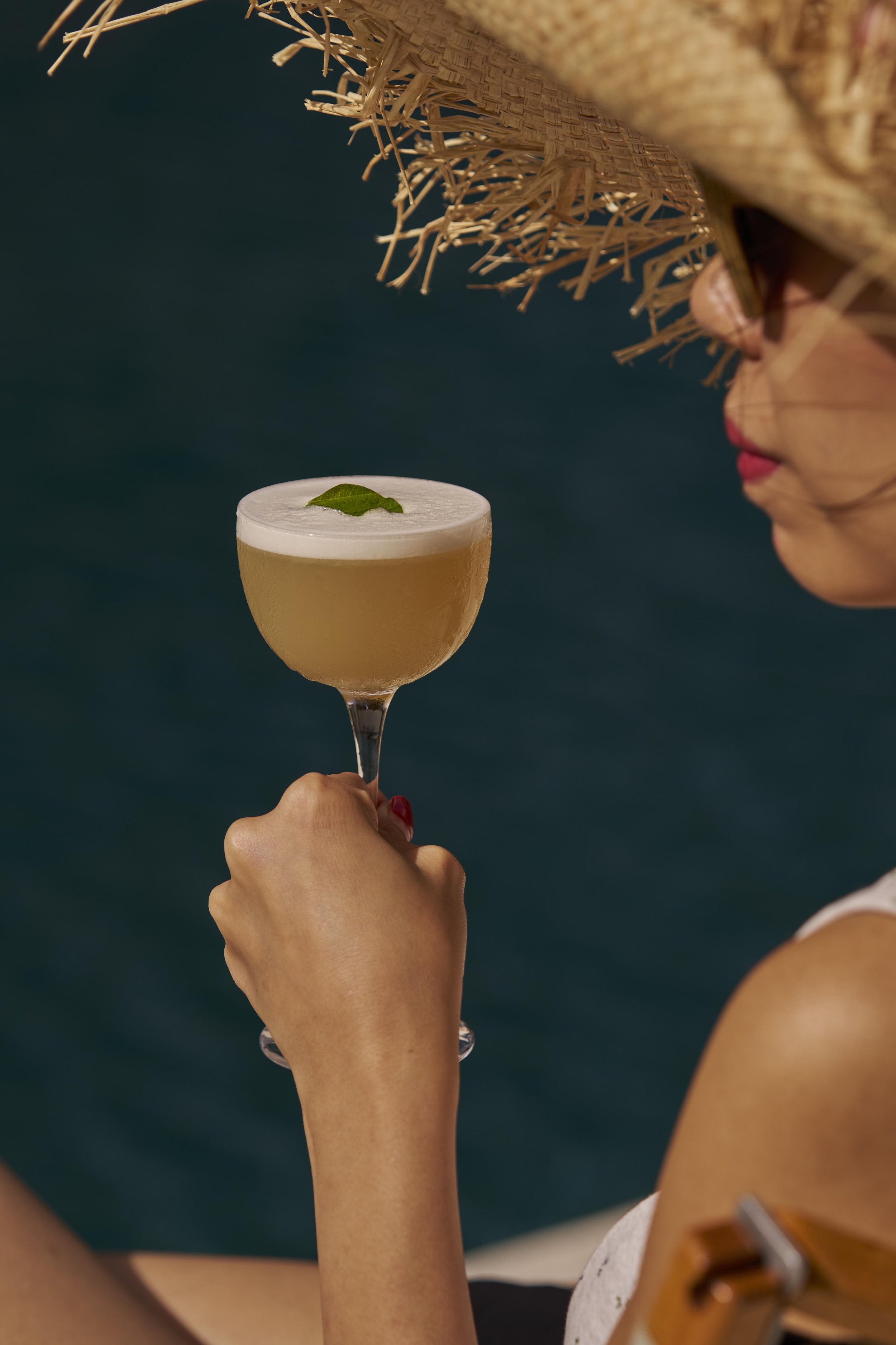 Jigger & Pony BLOOM Menu cocktail - Yuzu Whisky Sour