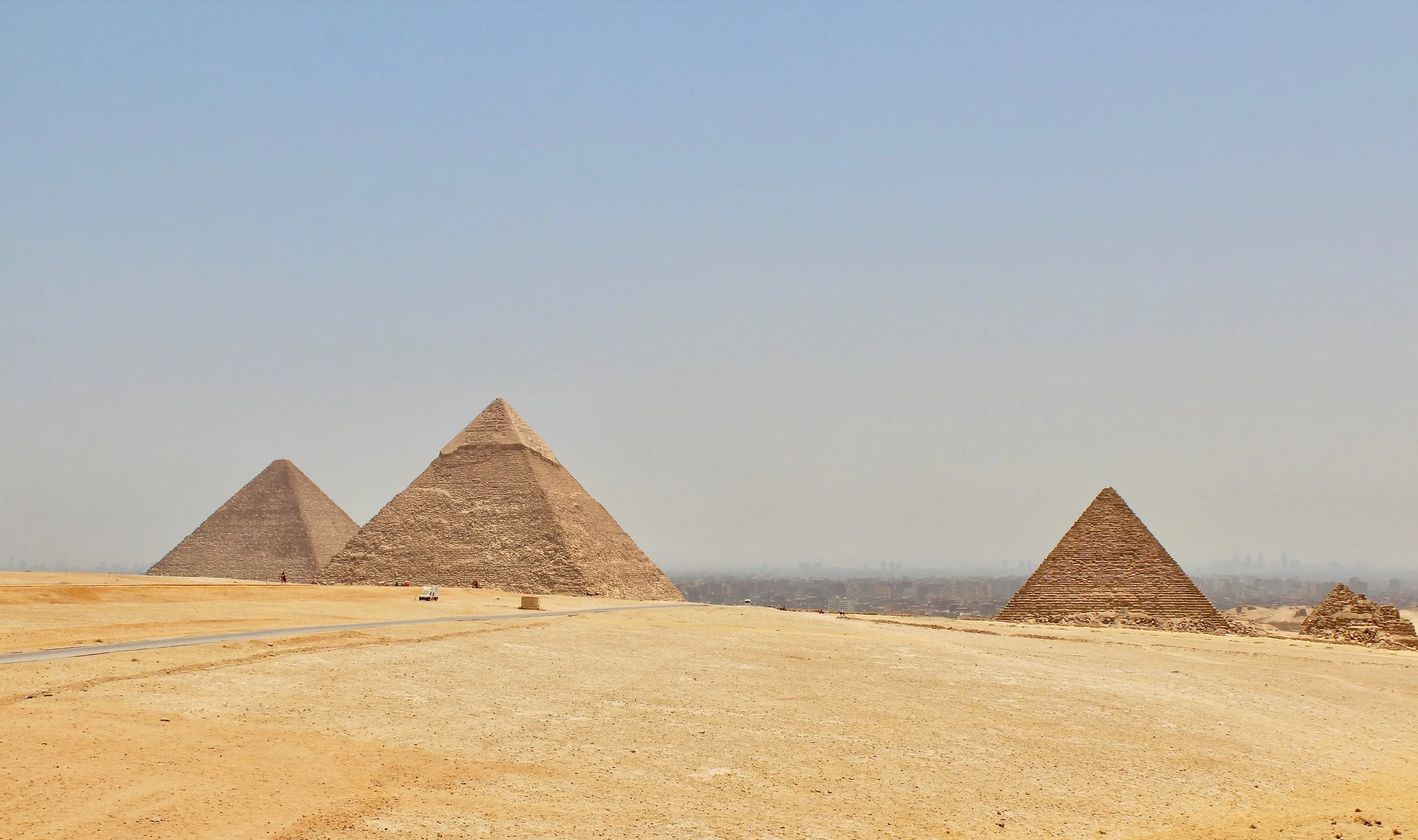 Great Pyramids of Giza . July 2017