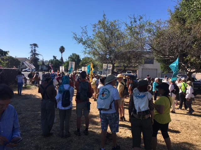 The large crowd on July 16, the last Refinery Corridor Healing Walk. Photo: Constance Taylor