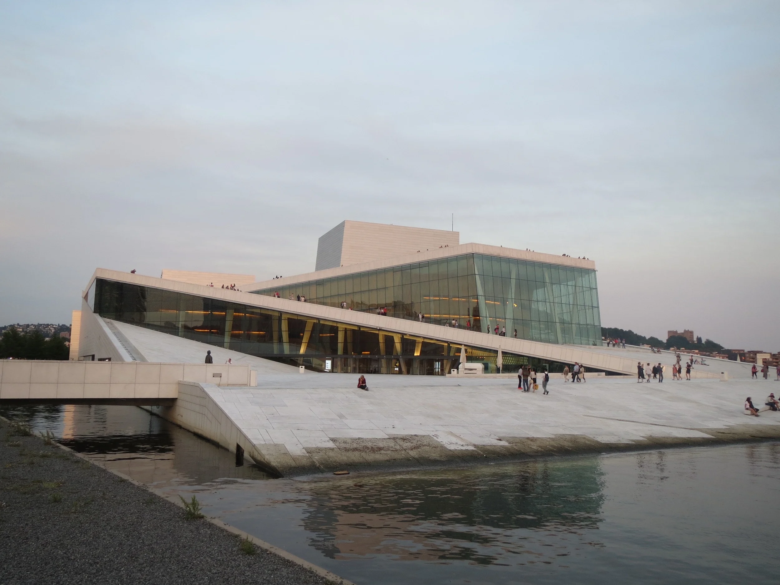 The opera house in Oslo