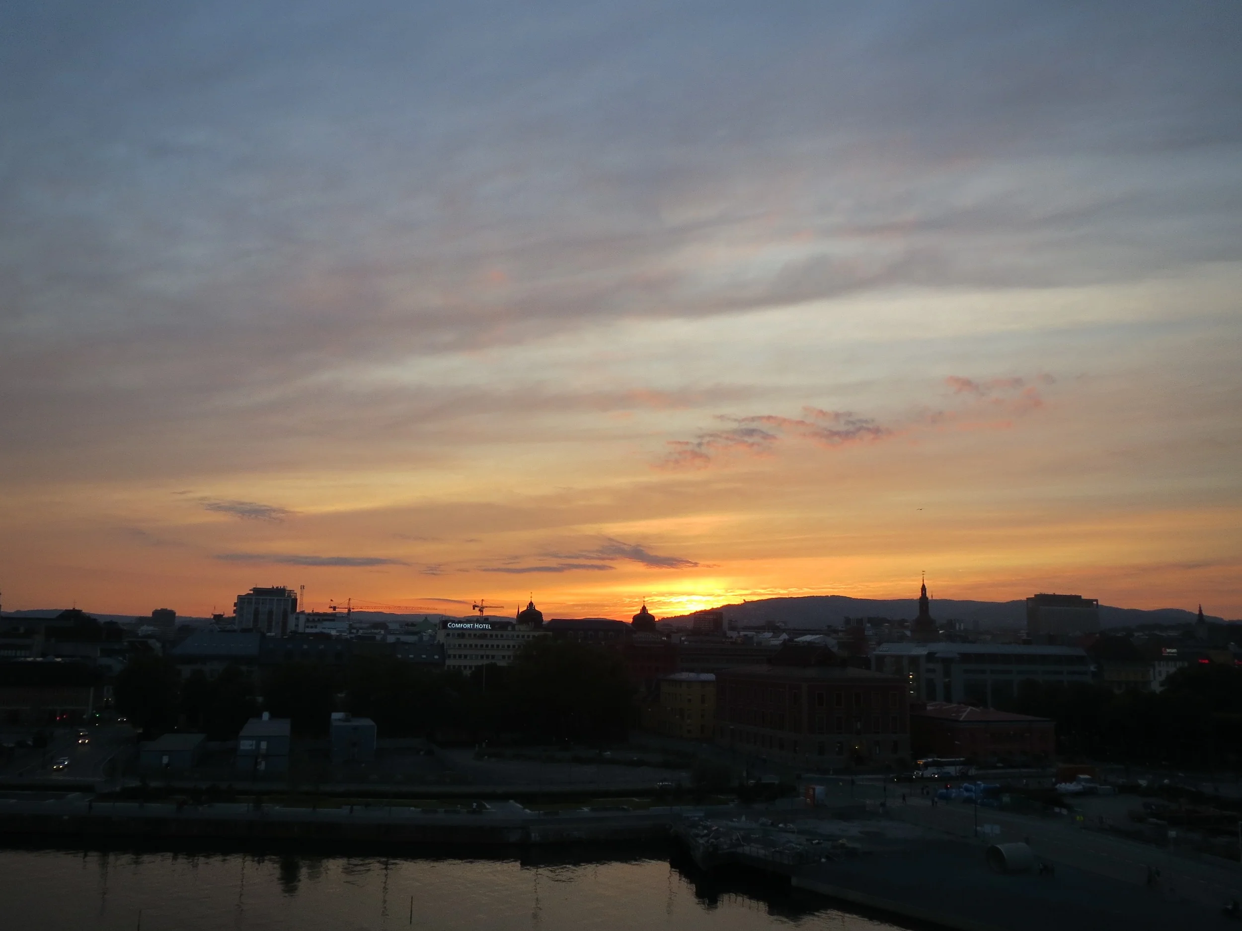 The sunset over Oslo that changed everything for me.