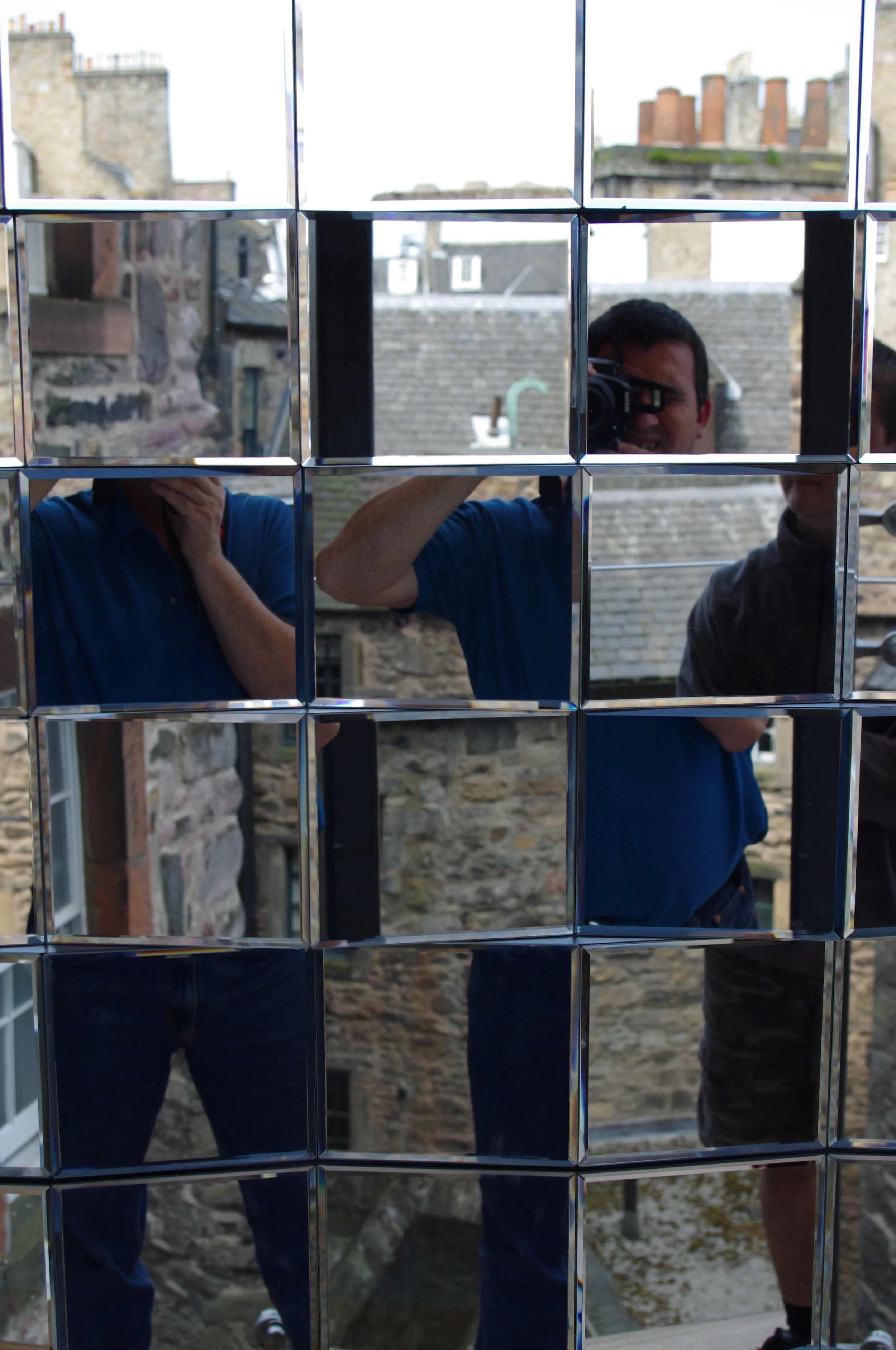 Selfie at Camera Obscura, Edinburgh, Scotland