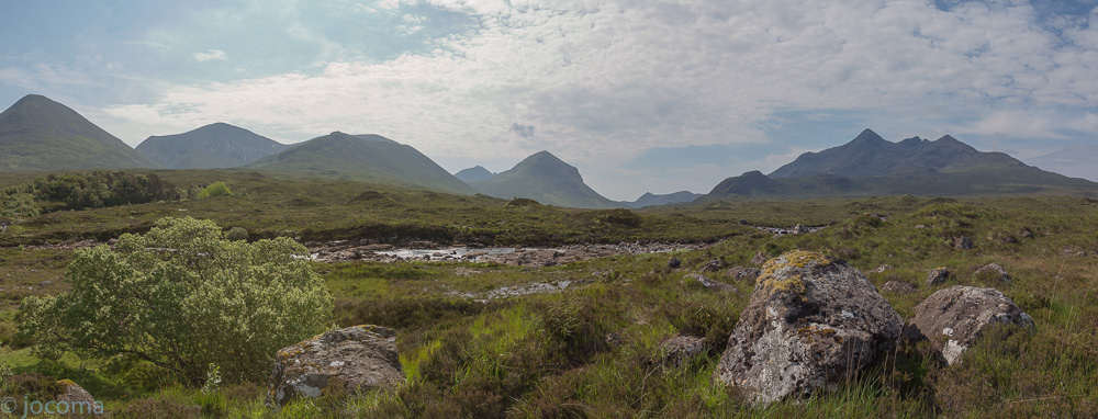 Black Cullins from Sligachan, Skye