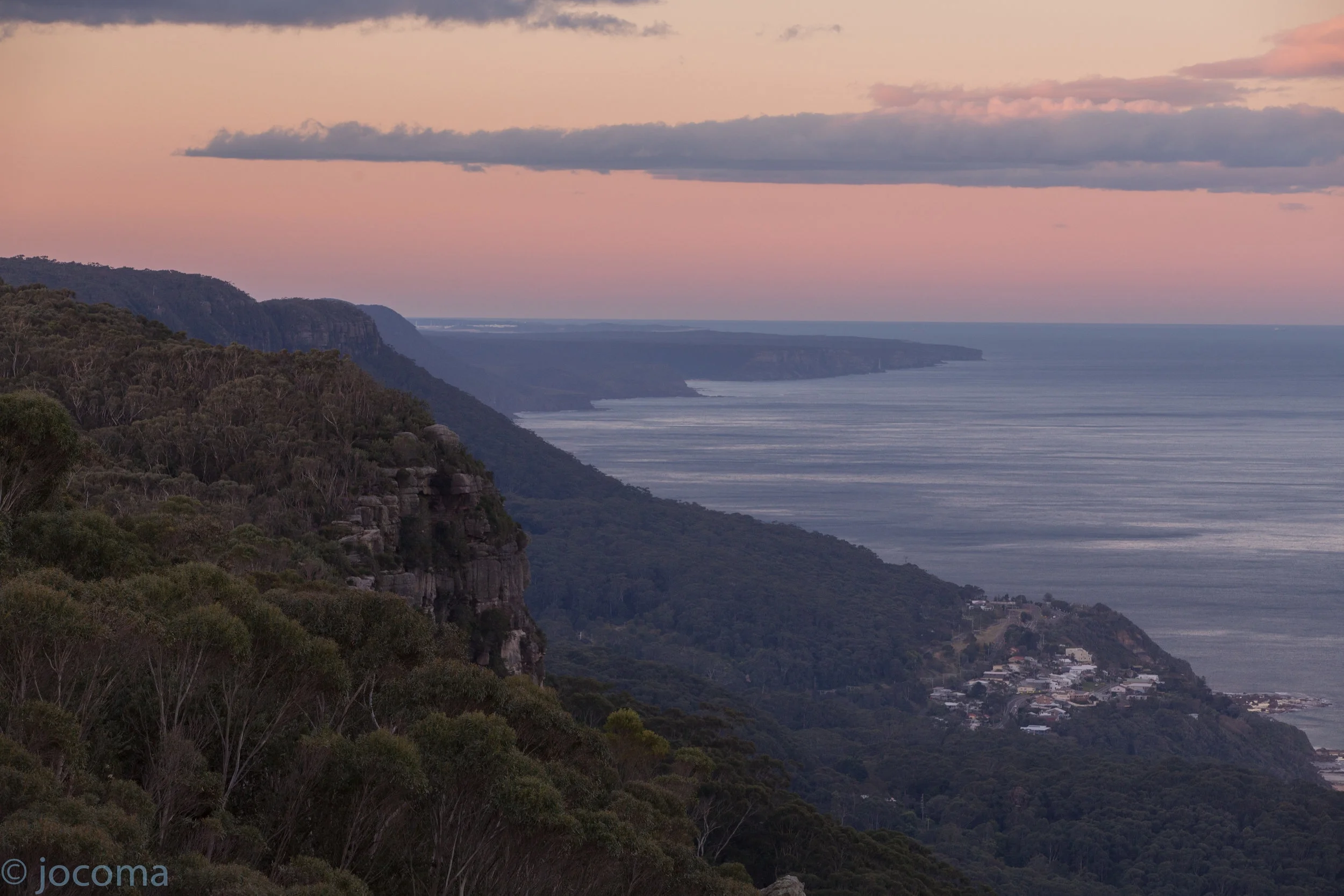 Illawarra Escarpment from Sublime Point