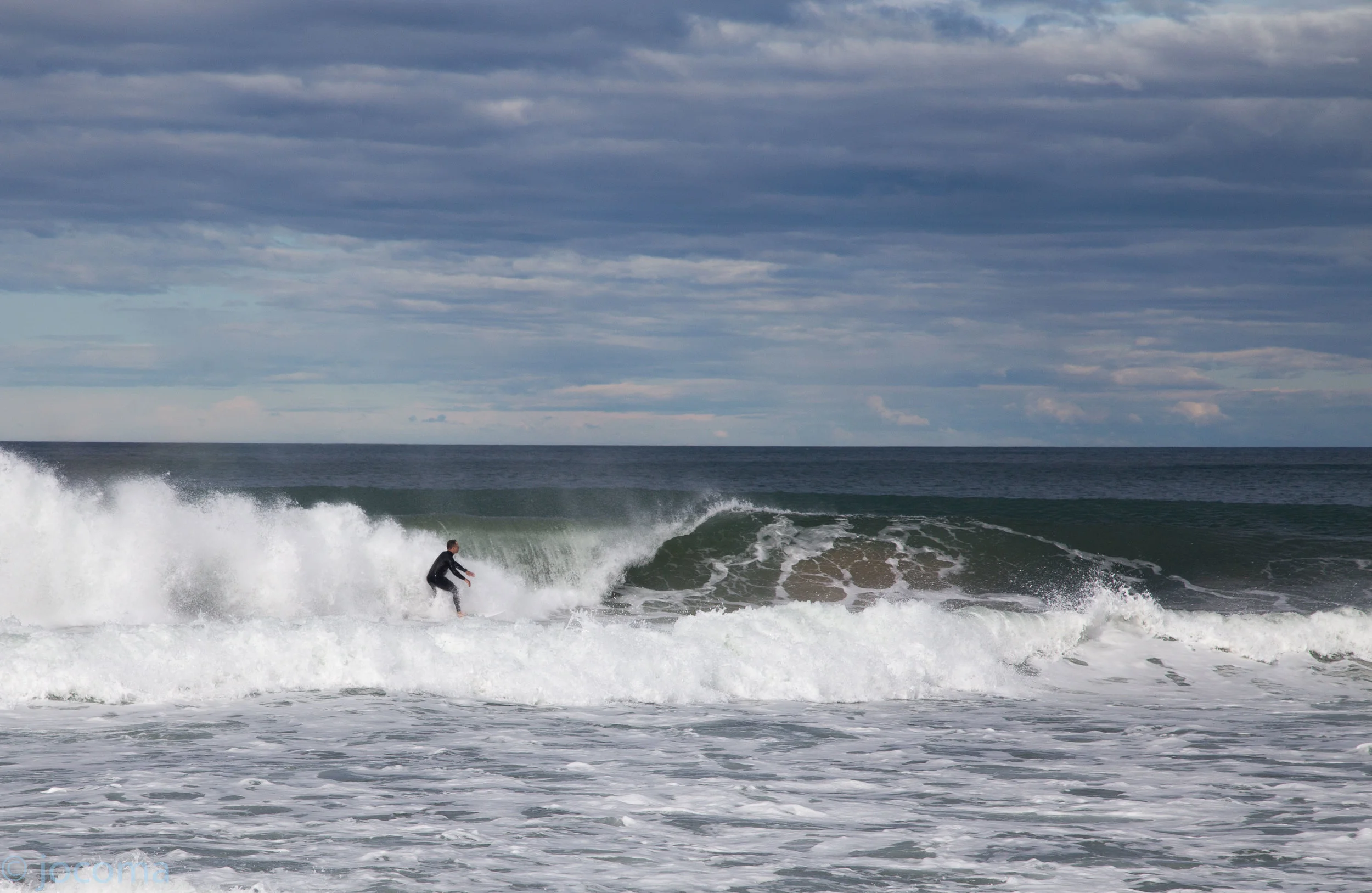 Surfing at McCauley's Beach