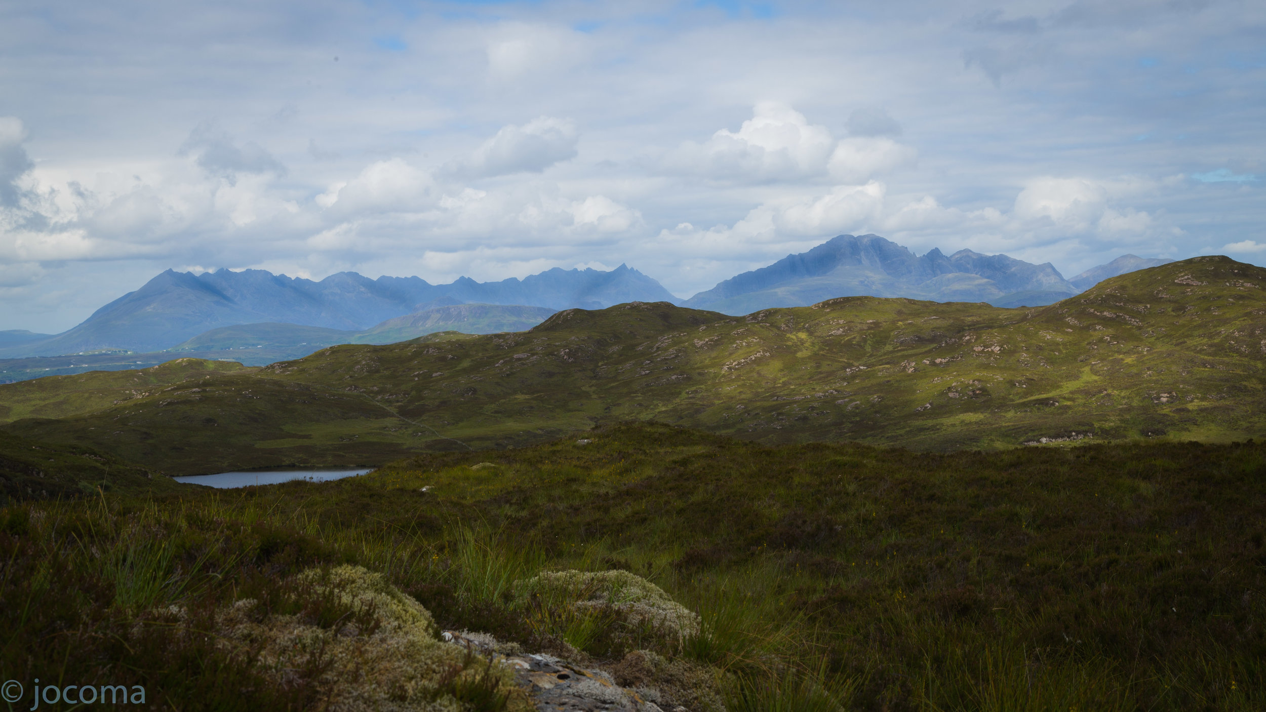 The Cullins from near Loch Dhughaill, Skye