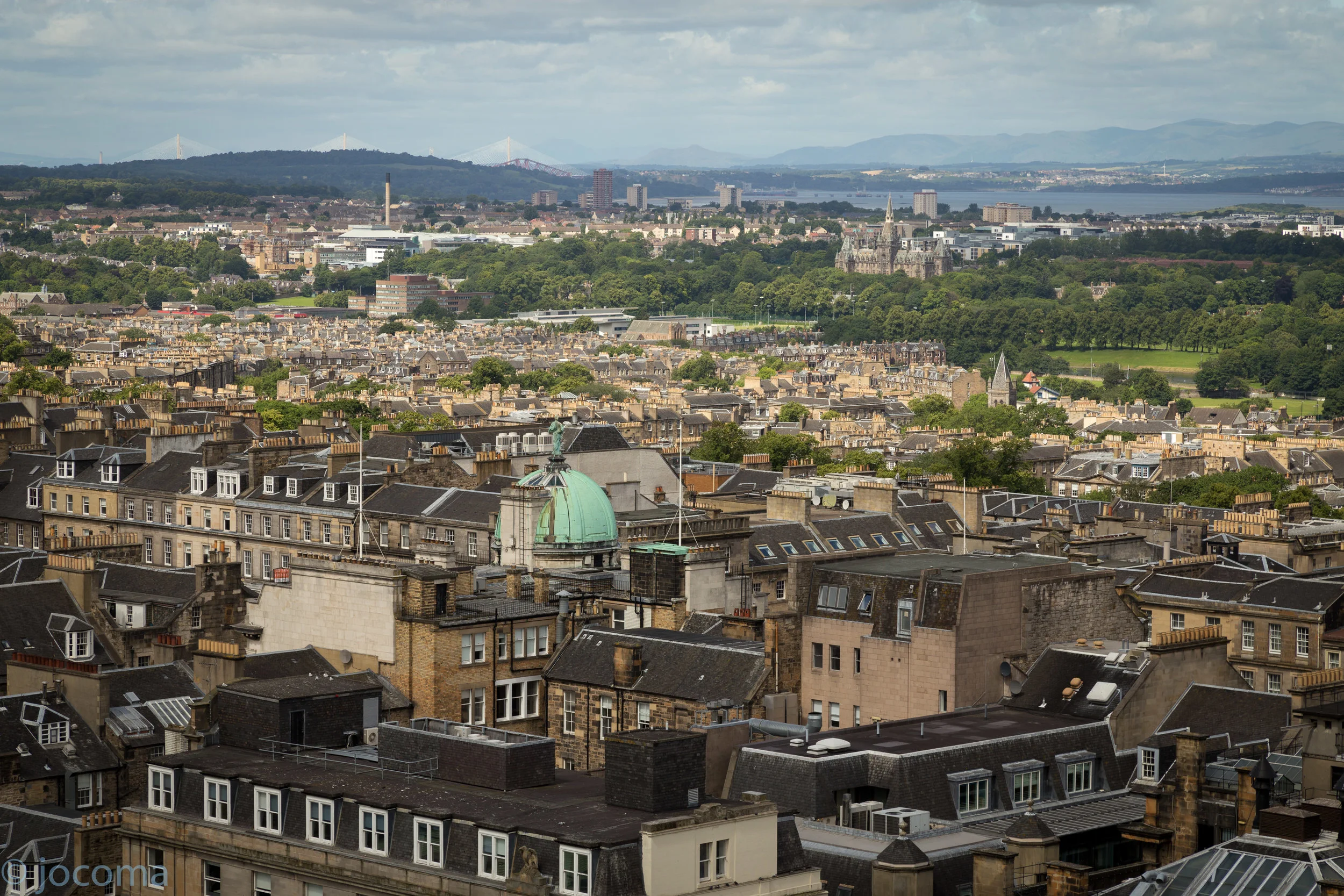 Edinburgh rooftops