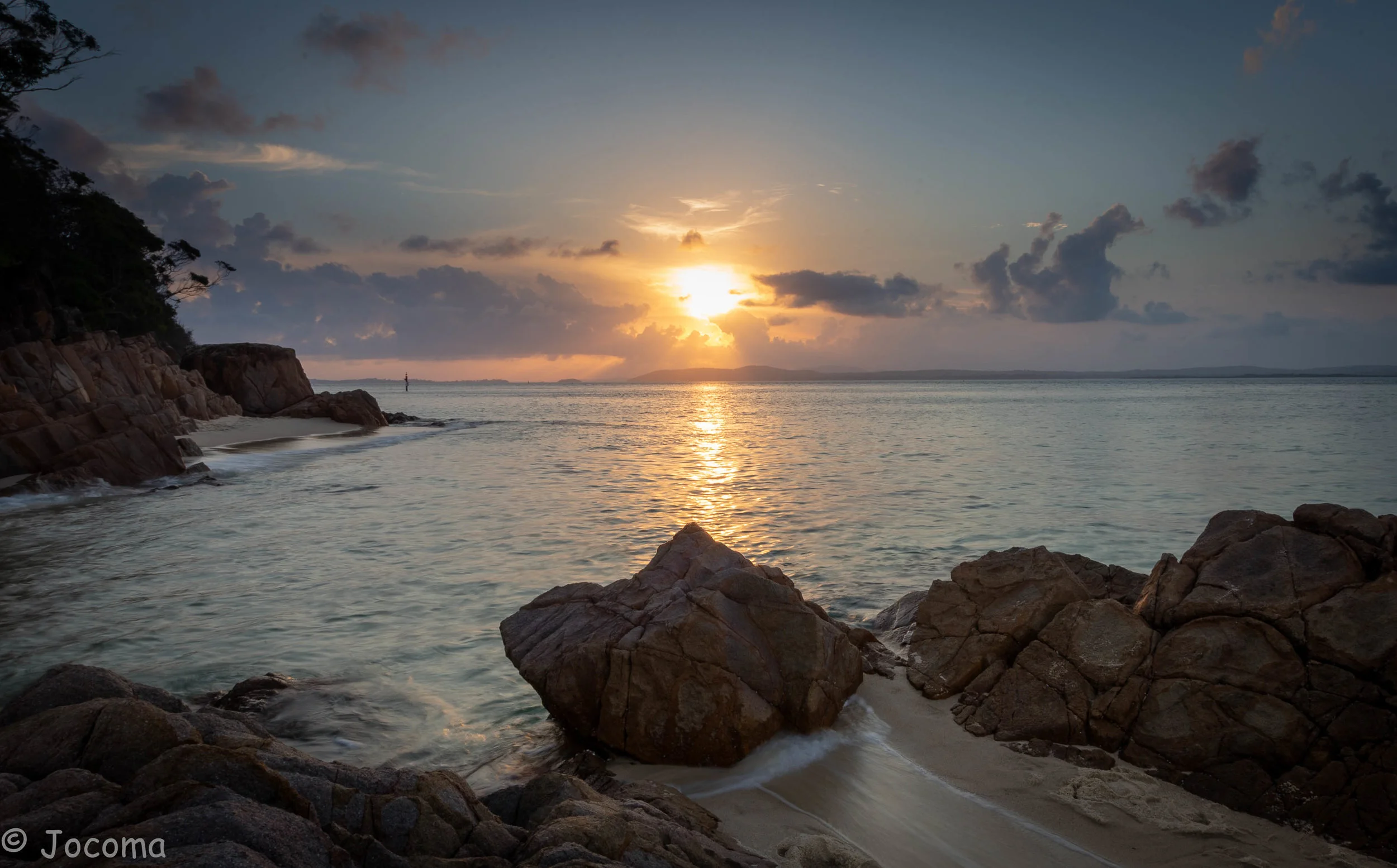 Sunset at Nelson Bay, NSW