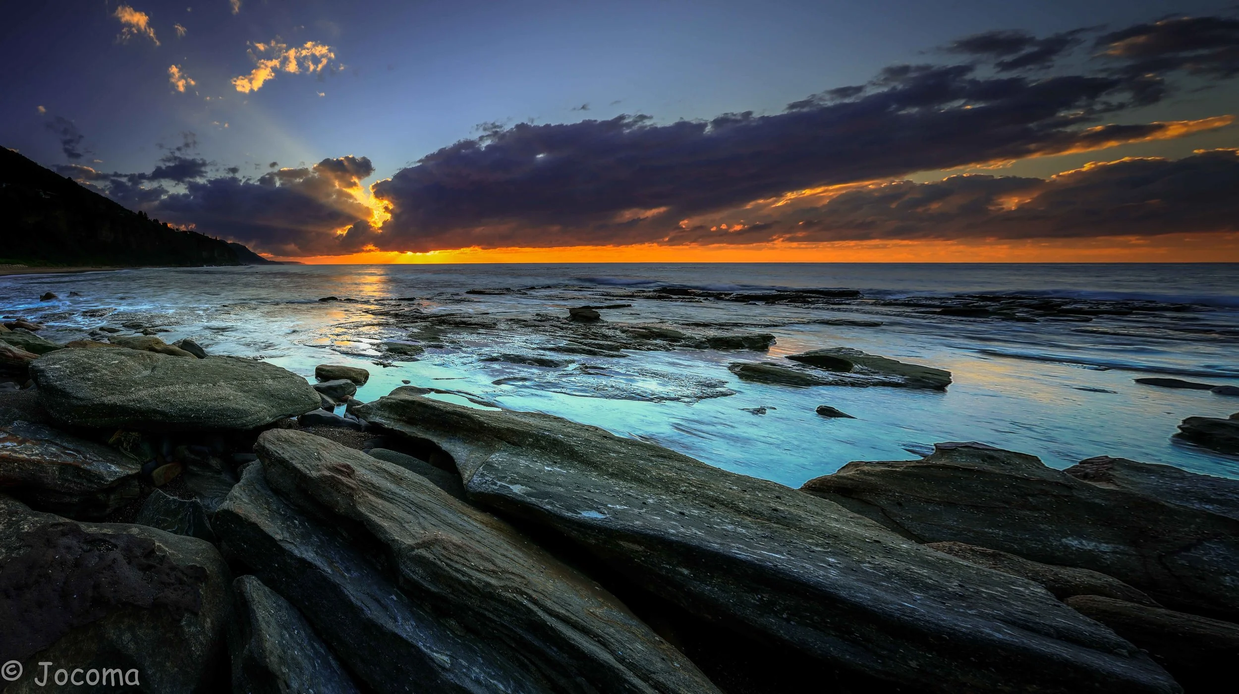 Coalcliff Beach at sunrise